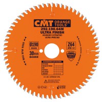 CMT Industrial Fine Cut Saw Blade 190mm dia x 2.6 kerf x 30 bore Z64 15ATB